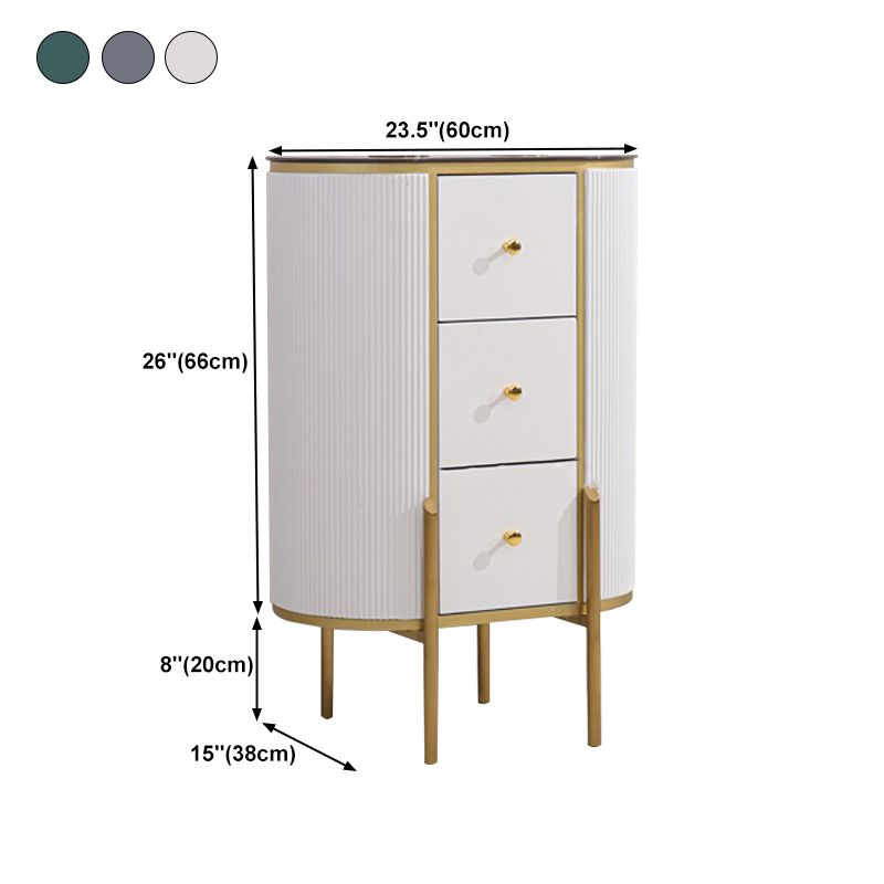 Modern Style Stone Buffet Sideboard 23.6"L Dining Room Buffet Server with Drawer Clearhalo 'buffet_sideboard' 'Buffets & Sideboards' 'furn' 'furn_buffet_sideboard' 'Furniture' 'Kitchen & Dining Furniture' 1200x1200_e5cb05d2-017a-49f6-afae-d1bb2b9f55f3