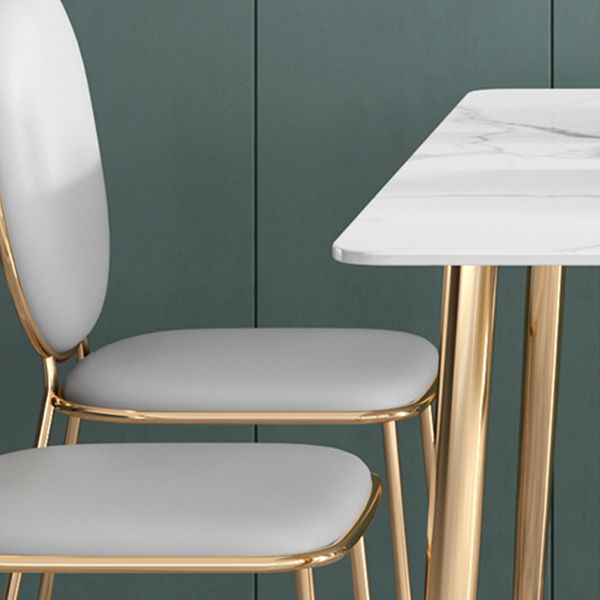 Luxury 1/2/5 Pieces Dining Set Sintered Stone Dining Table with Leather Chairs Clearhalo 'Dining Room Sets' 'Dining Tables & Seating' 'dining_room_set' 'furn' 'furn_dining_room_set' 'Furniture' 'furniture_dining_room_set' 'Kitchen & Dining Furniture' 'kitchen&dining_furn' 'kitchen' 1200x1200_e5cef6fb-6ea2-416d-aa03-3530eb4b79f9