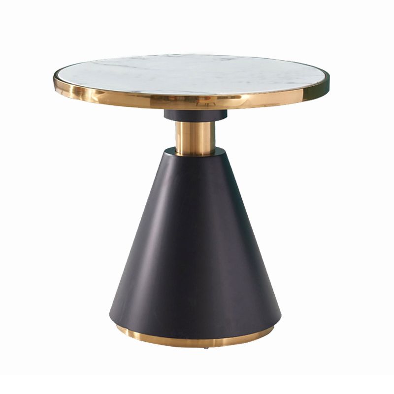 Metal Traditional Luxury Round Table Pedestal Dining Table for Dining Room Clearhalo 'Dining Tables & Seating' 'Dining Tables' 'dining_table' 'furn' 'furn_dining_table' 'Furniture' 'Kitchen & Dining Furniture' 1200x1200_e5d11c0a-0ccb-4ee7-9639-c199e5e20894