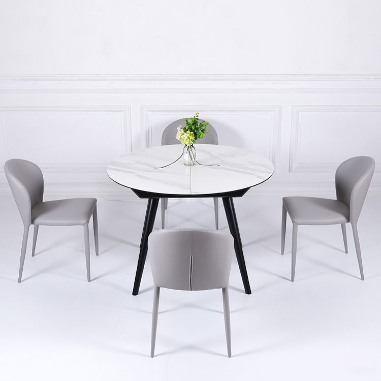 Contemporary Leather Conference Room Side Chair Wingback Dining Chair Clearhalo ' kitchen&dining_furn' 'Dining Chairs' 'Dining Tables & Seating' 'dining_chair' 'furn' 'furn_dining_chair' 'Furniture' 'furniture_dining_chair' 'Kitchen & Dining Furniture' 'kitchen' 1200x1200_e5d7495c-e8d1-4ead-9176-c2e874e0f49f