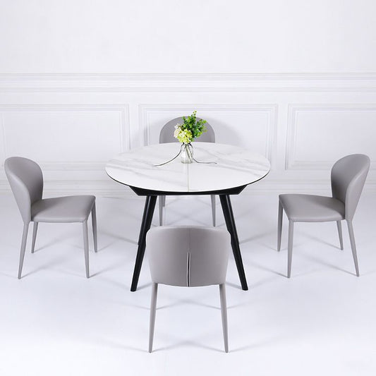 Contemporary Leather Conference Room Side Chair Wingback Dining Chair Clearhalo ' kitchen&dining_furn' 'Dining Chairs' 'Dining Tables & Seating' 'dining_chair' 'furn' 'furn_dining_chair' 'Furniture' 'furniture_dining_chair' 'Kitchen & Dining Furniture' 'kitchen' 1200x1200_e5d7495c-e8d1-4ead-9176-c2e874e0f49f