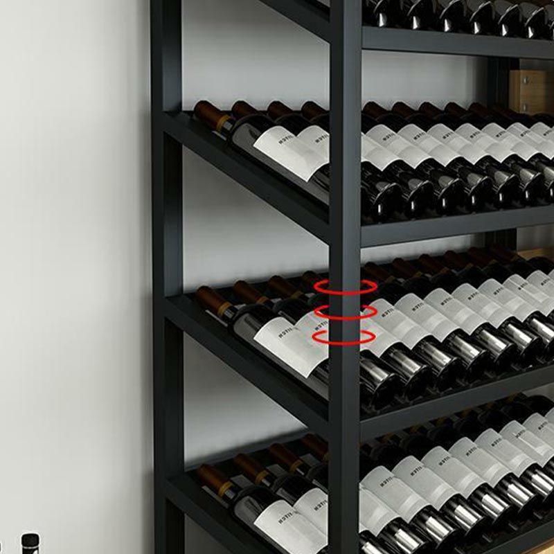 Industrial Floor Wine Rack Manufactured Wood Wine Jail with Shelf Clearhalo 'furn' 'furn_wine_racks' 'Furniture' 'Kitchen & Dining Furniture' 'Wine Racks' 'wine_racks' 1200x1200_e5d8306c-55a6-49ab-931e-a17100d48698