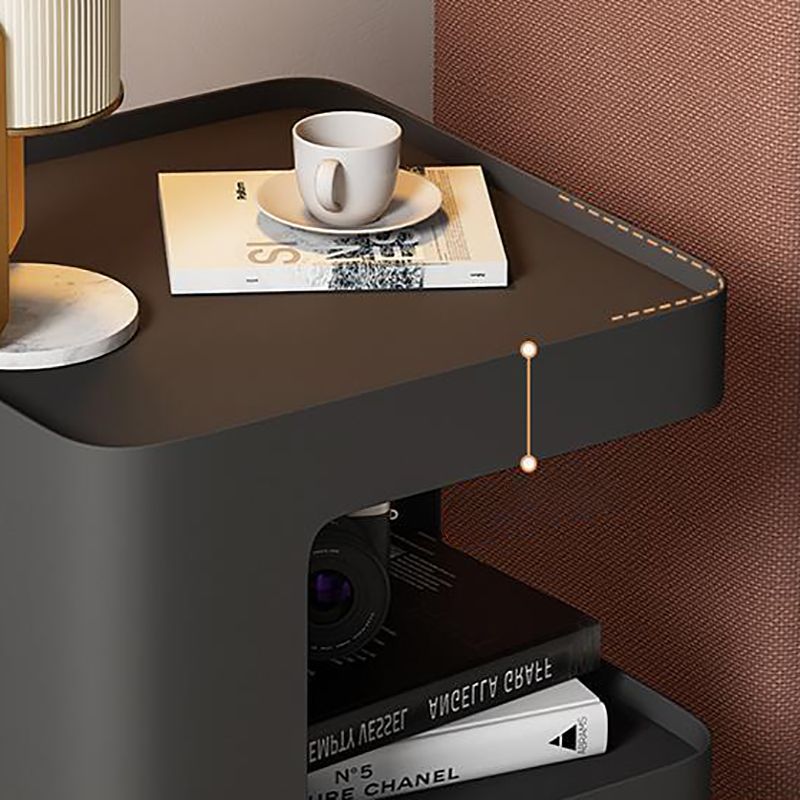 金属抽象ベースエンド表21.65 "ストレージ付きの高さの正方形の上部面表