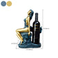 Glam Resin Wine Bottle Holder Tabletop Wine Bottle Rack for Living Room