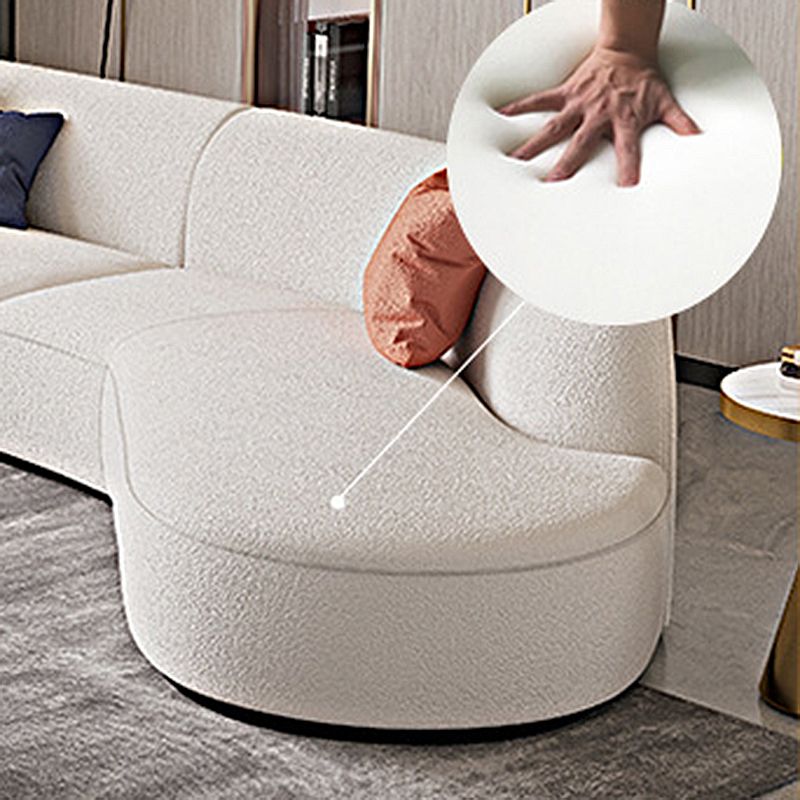 Contemporary Fabric/Faux Leather Seating Tight Back Sofa for Living Room Clearhalo 'furn' 'furn_sofas' 'Furniture' 'Living Room Furniture' 'Sofa' 'sofas' 1200x1200_e5db501e-62b2-454f-a0b5-f84f546659ac