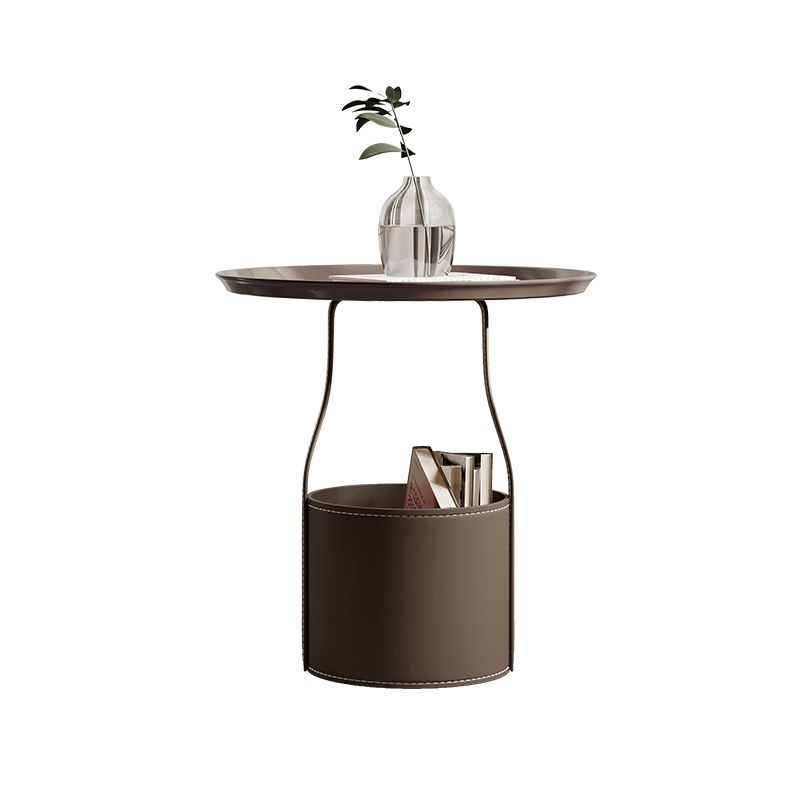 Mid-Century Modern Sofa Side Accent Table with Tray Top for Living Room Clearhalo 'Coffee & Accent Tables' 'End & Side Tables' 'end_side_tables' 'furn' 'furn_end_side_tables' 'Furniture' 'Living Room Furniture' 1200x1200_e5dcdece-10a8-4e1c-b1bd-2dd4ae63d6cc