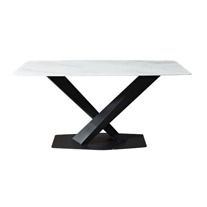 Dining Room Sets Contemporary with Sintered Stone Dining Table and Cushion Chairs Clearhalo 'Dining Room Sets' 'Dining Tables & Seating' 'dining_room_set' 'furn' 'furn_dining_room_set' 'Furniture' 'furniture_dining_room_set' 'Kitchen & Dining Furniture' 'kitchen&dining_furn' 'kitchen' 1200x1200_e5e41982-d864-4adc-89b7-e4c9e1976455