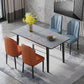 Contemporary Style Furniture Rectangle 4-foot Dining Site Table for Home Clearhalo ' dining_table' 'Dining Tables & Seating' 'Dining Tables' 'furn' 'furn_dining_table' 'Furniture' 'furniture_dining_table' 'Kitchen & Dining Furniture' 'kitchen&dining_furn' 'kitchen' 'kitchen_dining_table' 1200x1200_e5e4204a-e7d2-4e29-a270-90f53bef0589
