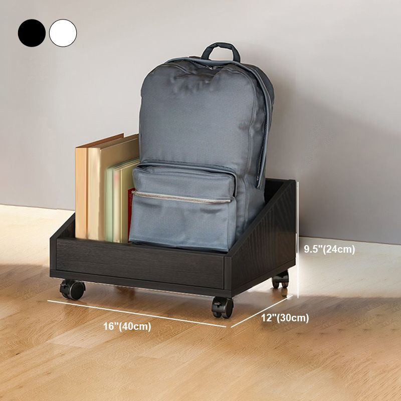 Modern Style Bookshelf Home Wooden Shelf Bookcase with Caster Wheels Clearhalo 'Bookcases' 'furn' 'furn_bookcases' 'Furniture' 'furniture_bookcases' 'kitchen' 'kitchen_bookcases' 'Living Room Furniture' 'Office Furniture' 1200x1200_e5e51b4f-b737-4914-8853-df2d7241aec2