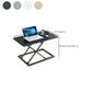 Rectangular Shaped Standing Desk Converter Folding Wood for Office