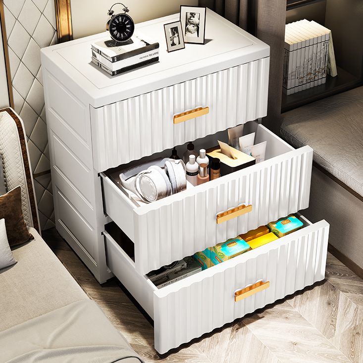 6-drawer Modern Plastic Storage Cabinet Non-Hanging Wardrobe Armoire