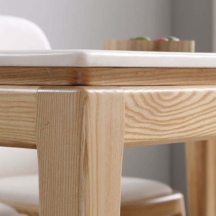 Mid-Century Rectangle Dining Table Marble Table with 4 Legs Base for Home Clearhalo ' dining_table' 'Dining Tables & Seating' 'Dining Tables' 'furn' 'furn_dining_table' 'Furniture' 'furniture_dining_table' 'Kitchen & Dining Furniture' 'kitchen&dining_furn' 'kitchen' 'kitchen_dining_table' 1200x1200_e5eb5755-3aa1-464c-b1fa-ee02e5f18219