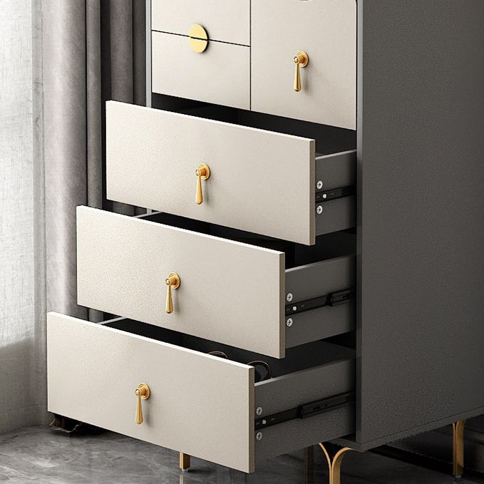 Server a buffet in pietra in stile moderno 51,9 "H buffet server per sala da pranzo