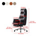 Modern Leather Executive Chair verstelbare Swivel Burey Chair met voetsteun