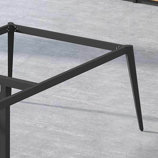 Desk rectángulo de escritorio de madera de ingeniería de estilo contemporáneo para la oficina