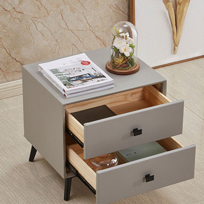 18.5" Tall Solid Wood Night Table Legs Included Bed Nightstand with 2 Drawers Clearhalo 'Bedroom Furniture' 'furn' 'furn_night_stand' 'Furniture' 'night_stand' 'Nightstands' 1200x1200_e5f0e3d7-d7be-4a59-8415-9bd3925ba78a