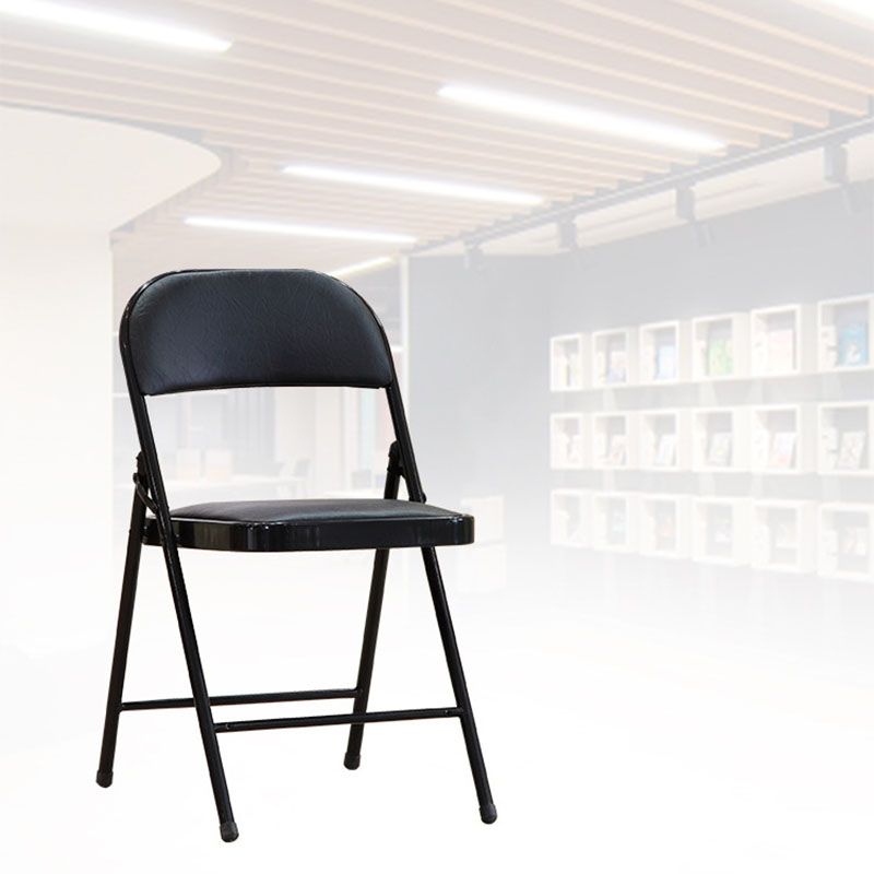 Sedia da ufficio di gestione in pelle moderna sedia da ufficio imbottita senza braccio