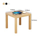 Contemporary Square Side End Table Wood 4 Legs End Slide Table Clearhalo 'Coffee & Accent Tables' 'End & Side Tables' 'end_side_tables' 'furn' 'furn_end_side_tables' 'Furniture' 'Living Room Furniture' 1200x1200_e5f4af81-40dc-4dc2-b103-b05e39e7e2f3