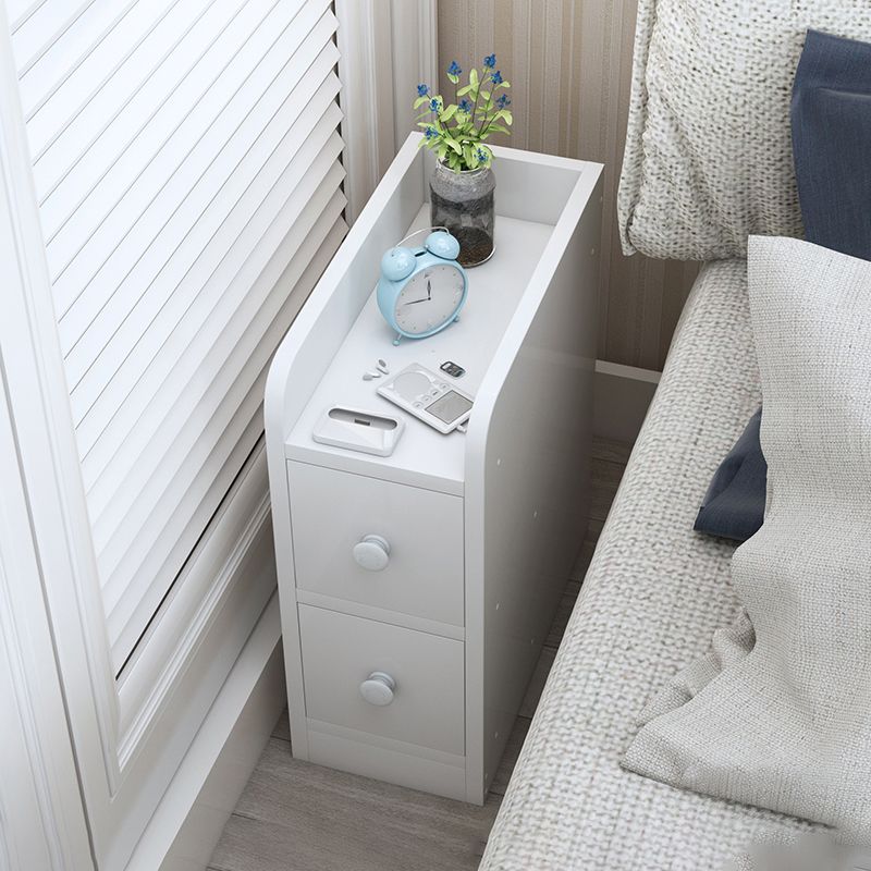 引き出しストレージを備えたウッドナイトスタンド20インチの高さのモダンナイトテーブル