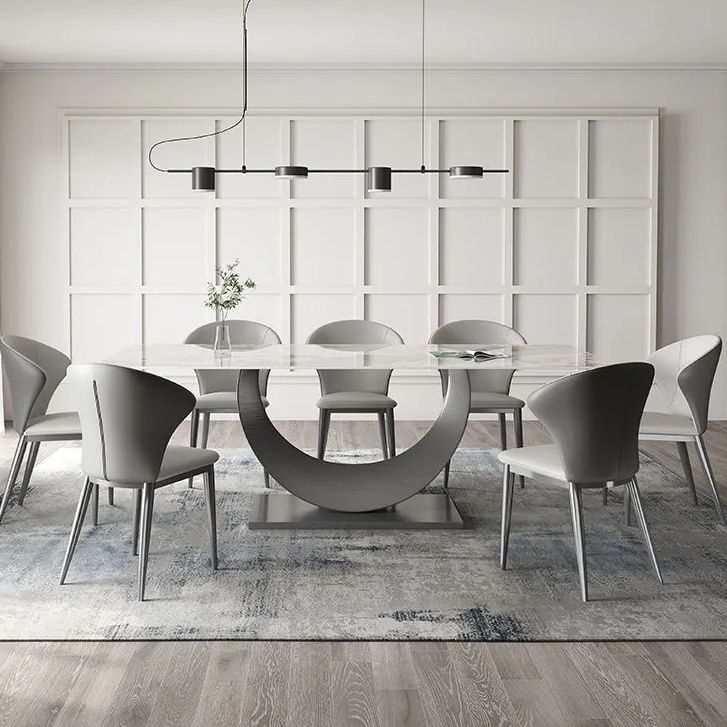 1/4/5/7/8 Pieces Modern Dining Room Set Rectangle Table Dining Set Clearhalo 'Dining Room Sets' 'Dining Tables & Seating' 'dining_room_set' 'furn' 'furn_dining_room_set' 'Furniture' 'furniture_dining_room_set' 'Kitchen & Dining Furniture' 1200x1200_e5fb659e-a80f-48d9-acea-09fddaf9deb0