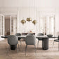 Solid Wood Contemporary Oval Table Black Wood Top Table with Double Pedestal Clearhalo 'Dining Tables & Seating' 'Dining Tables' 'dining_table' 'furn' 'furn_dining_table' 'Furniture' 'furniture_dining_table' 'Kitchen & Dining Furniture' 1200x1200_e6010f02-2de0-4d36-88fb-fef5c019af0e