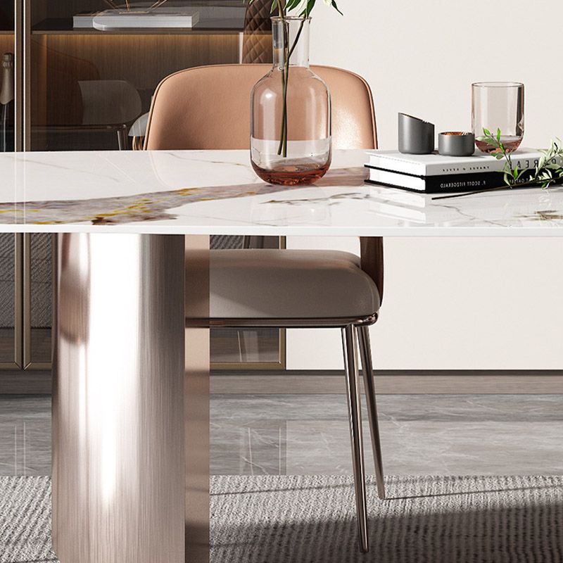 Silla de brazo contemporáneo metal silla de comedor abierta para el hogar para el hogar