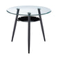 Round Tripod Base Home Furniture Clear Glass Dining Room Collection for Home Clearhalo ' dining_table' 'Dining Tables & Seating' 'Dining Tables' 'furn' 'furn_dining_table' 'Furniture' 'furniture_dining_table' 'Kitchen & Dining Furniture' 'kitchen&dining_furn' 'kitchen' 'kitchen_dining_table' 1200x1200_e601337f-98a1-48b5-91db-fdec5365f50f