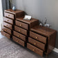 Glam Solid Wood Storage Chest Bedroom Chest in Brown with Drawers Clearhalo 'Bedroom Furniture' 'Dressers & Chests' 'dressers_chests' 'furn' 'furn_dressers_chests' 'Furniture' 1200x1200_e602ae10-a0ad-49aa-8c67-a736fa601174