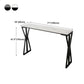Modern Bar Dining Table Rectangle Bar Height Table with Double Pedestal in Black Clearhalo 'Bar Furniture' 'Bar Tables' 'bar_tables' 'furn' 'furn_bar_tables' 'Furniture' 'furniture_bar_tables' 'Kitchen & Dining Furniture' 1200x1200_e6032481-0abd-4b2b-a754-33e2cc466481