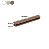 Contemporary Wall-mounted TV Cabinet Faux Wood TV Stand with 4 Shelves Clearhalo 'furn' 'furn_tv_stands_entertainment_centers' 'Furniture' 'Living Room Furniture' 'TV Stands & Entertainment Centers' 'TV Stands & Media Storage Furniture' 'tv_stands_entertainment_centers' 1200x1200_e605b312-919e-44bb-964f-4742c33e0e47