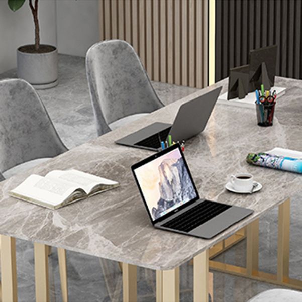 Sintered Stone Rectangular Meeting Table Office Industrial Writing Desk Clearhalo 'furn' 'furn_office_desk' 'Furniture' 'furniture_office_desk' 'Office Desks' 'Office Furniture' 'office_desk' 1200x1200_e60c21be-e659-45e9-ab66-50c6f98d3f61