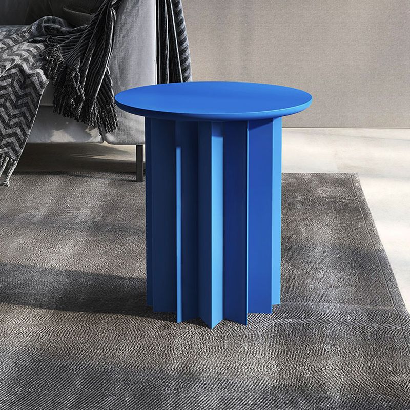 Tableau latérale en bois massif rond scandinave rond