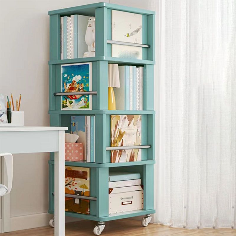 Engineered Wood Standard Bookcase Closed Back Scandinavian Bookshelf Clearhalo 'Bookcases' 'furn' 'furn_bookcases' 'Furniture' 'Office Furniture' 1200x1200_e60d3f1b-23cd-47e5-b7af-2a44b2870663