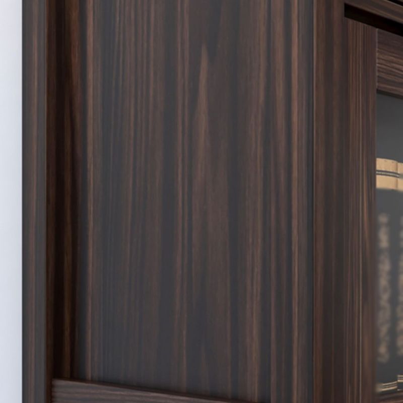 Engineered Wood Standard Bookcase Contemporary Bookcase With Doors Clearhalo 'Bookcases' 'furn' 'furn_bookcases' 'Furniture' 'furniture_bookcases' 'kitchen' 'kitchen_bookcases' 'Living Room Furniture' 'Office Furniture' 1200x1200_e60e32ed-26eb-4976-9899-bf6b7225dfb2