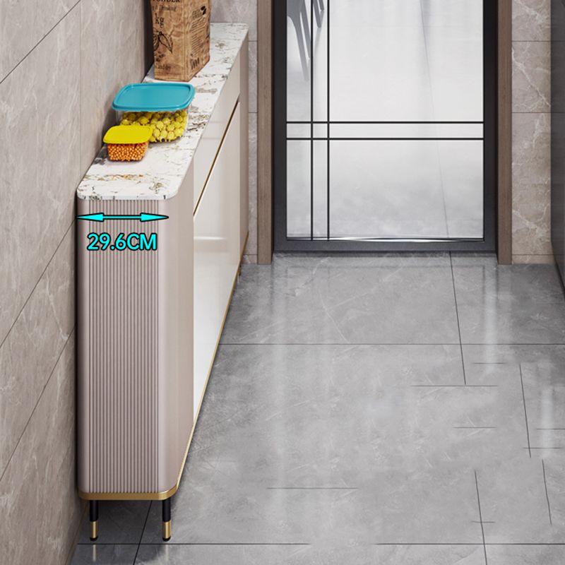 Armadio da cucina in pietra sinterizzato in stoccaggio di lusso per casa