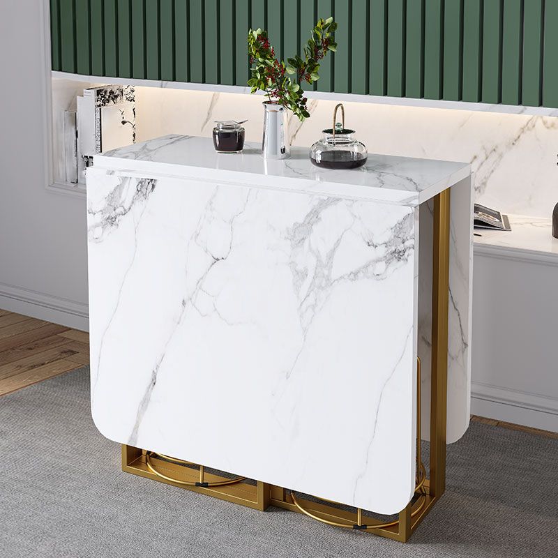 Modern Foldable White Table for Restaurant Rectangle Table with Trestle Base Clearhalo 'Dining Tables & Seating' 'Dining Tables' 'dining_table' 'furn' 'furn_dining_table' 'Furniture' 'Kitchen & Dining Furniture' 1200x1200_e60ea6cc-fcdb-44cb-ae7d-eb0852e9a4d3