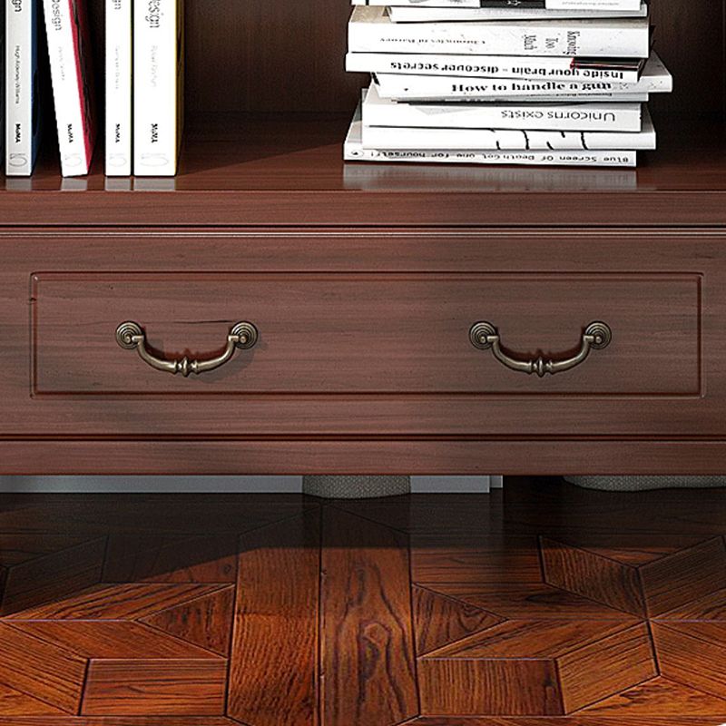 Style moderne à l'arrière fermé bibliothèque en bois standard pour salle d'étude