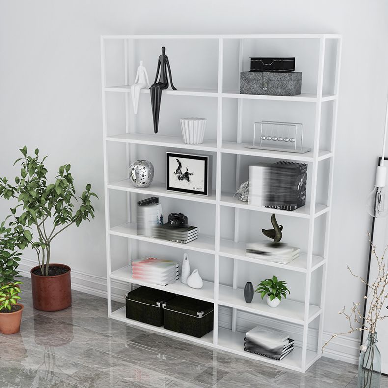Modern Style Open Bookshelf Metal Etagere Bookcase for Office Clearhalo 'Bookcases' 'furn' 'furn_bookcases' 'Furniture' 'furniture_bookcases' 'kitchen' 'kitchen_bookcases' 'Living Room Furniture' 'Office Furniture' 1200x1200_e60f2dd3-89dc-4c90-bf3d-7cdc8812fe19