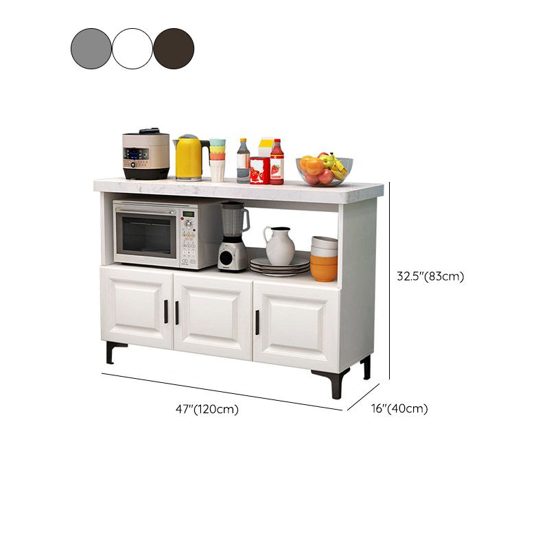 Moderne stijl keukeneiland tafel dubbelzijdig kast keukeneiland