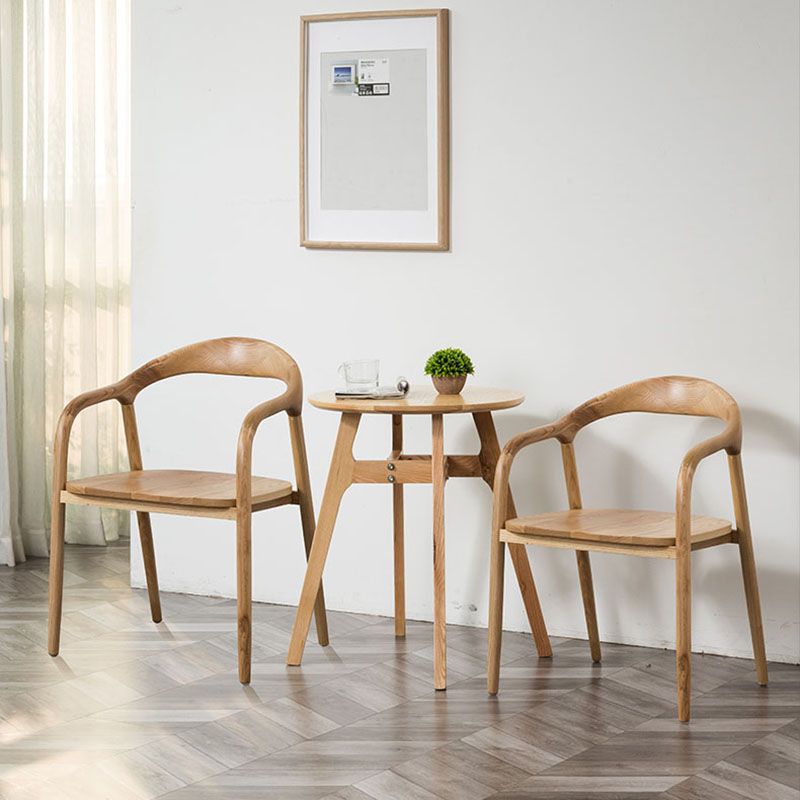 Traditional Solid Ash Wood Chairs Open Back Arm Dining Room Chairs Set Clearhalo ' kitchen&dining_furn' 'Dining Chairs' 'Dining Tables & Seating' 'dining_chair' 'furn' 'furn_dining_chair' 'Furniture' 'furniture_dining_chair' 'Kitchen & Dining Furniture' 'kitchen' 1200x1200_e613e683-6031-4bab-a396-575114831f04