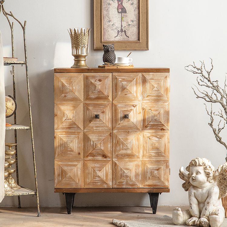 Distressed Wood Accent Chest Industrial Style Solid Wood Cabinet with Drawers Clearhalo 'Cabinets & Chests' 'cabinets_chests' 'furn' 'furn_cabinets_chests' 'Furniture' 'Living Room Furniture' 1200x1200_e614915e-ae07-4155-8be6-63b53cab306d