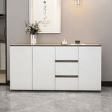 Sideboard in legno ingegnerizzato a 3 cassetto glam per soggiorno per soggiorno