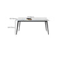 White Stone Dining Table Industrial Rectangle Dining Table for Dining Room Clearhalo 'Dining Tables & Seating' 'Dining Tables' 'dining_table' 'furn' 'furn_dining_table' 'Furniture' 'Kitchen & Dining Furniture' 1200x1200_e61e1d52-8950-4c00-9583-7e2fdb5c6449