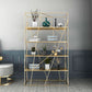 Libreria etagere industriale Metal 4 mensole aperte libreria