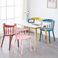 Plastic Scandinavian Side Chair Windsor Back Indoor-Outdoor Chair Clearhalo 'Dining Chairs' 'Dining Tables & Seating' 'dining_chair' 'furn' 'furn_dining_chair' 'Furniture' 'furniture_dining_chair' 'Kitchen & Dining Furniture' 1200x1200_e620d999-5b6c-4a4c-97d0-bf645ac428d2
