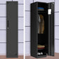 Black Steel Wardrobe Armoire Contemporary Hinged Wardrobe Cabinet