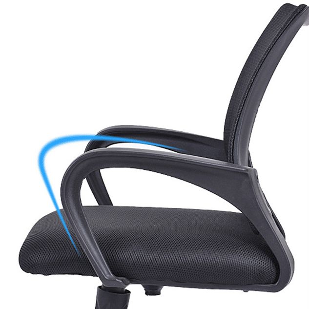 Contemporary Tilt Mechanism Microfiber Chair Task Mid-Back Arm Chair Clearhalo 'furn' 'furn_office_chair' 'Furniture' 'Office Chairs' 'Office Furniture' 'office_chair' 1200x1200_e6254b9f-a373-42b0-8f5a-e21d947e55ba