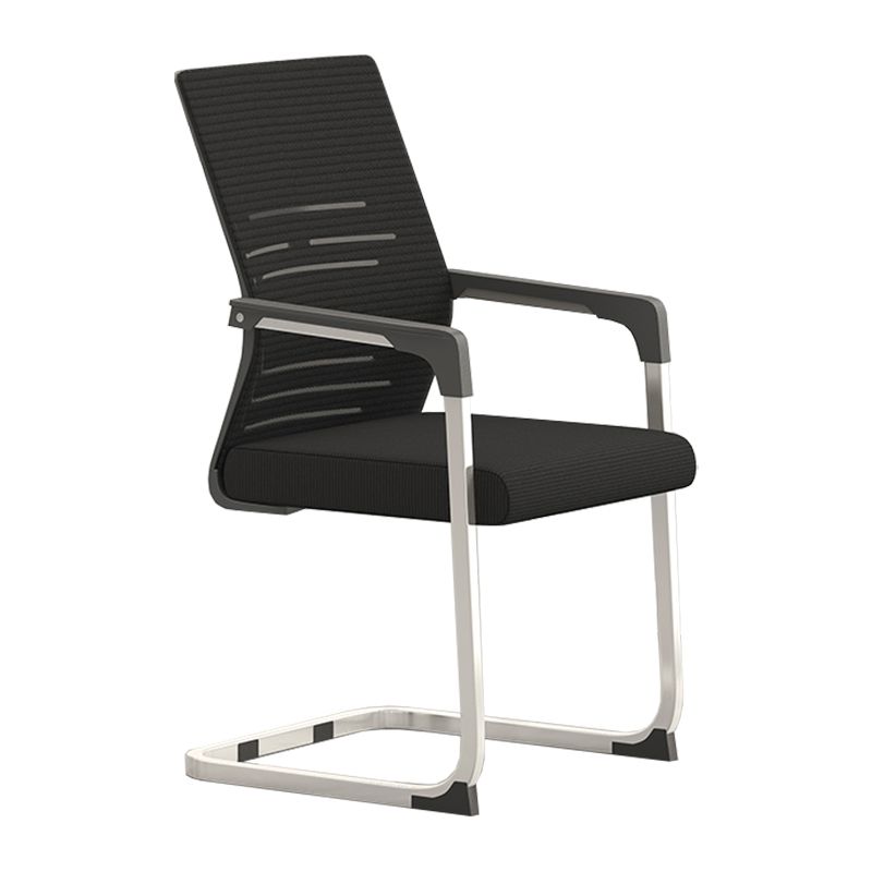 Modern Fixed Arms Office Chair No Wheels Ergonomic Gaming Chair Clearhalo 'furn' 'furn_office_chair' 'Furniture' 'Office Chairs' 'Office Furniture' 'office_chair' 1200x1200_e6257a65-b355-4821-b2ab-843011858f1b