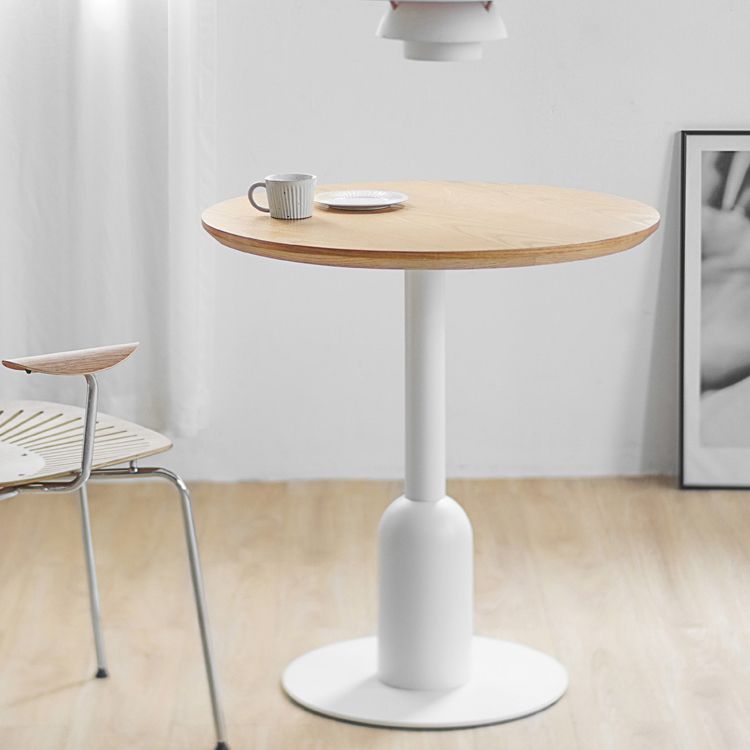 Industrial Style Dining Site Table MDF Dining Room Furniture with Pedestal Base Clearhalo ' dining_table' 'Dining Tables & Seating' 'Dining Tables' 'furn' 'furn_dining_table' 'Furniture' 'furniture_dining_table' 'Kitchen & Dining Furniture' 'kitchen&dining_furn' 'kitchen' 'kitchen_dining_table' 1200x1200_e62731ee-05f5-4723-8abf-e27b15b952f5