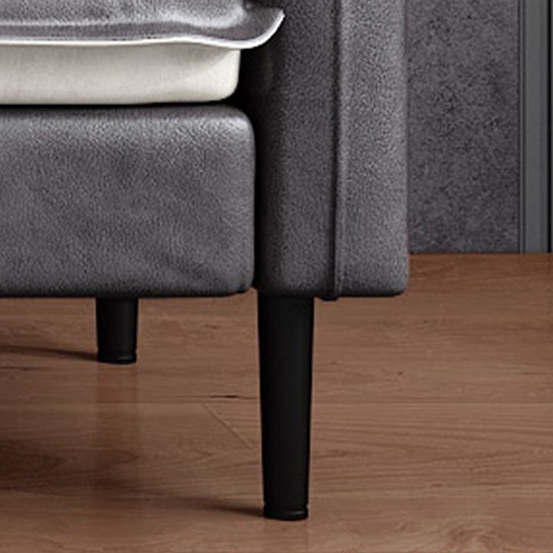 Contemporary Standard Sofa Couch Square Arm Sofa Set with Pillows Clearhalo 'Furniture' 'furniture_sofas' 'Living Room Furniture' 'Sofa' 'sofas' 1200x1200_e62b17c3-e6d4-4085-851a-e23b57151056